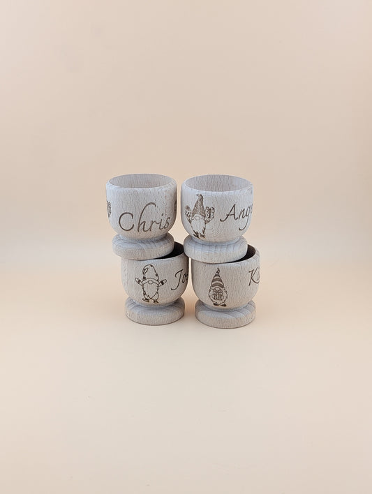 Wooden Egg Cups