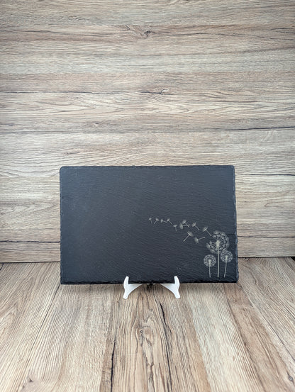 Slate Placemat & Coaster Set Floral