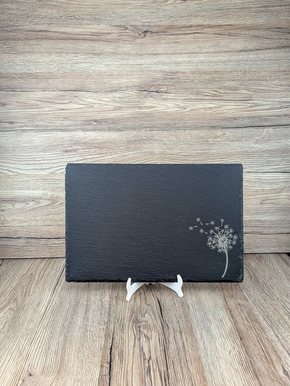 Slate Placemat & Coaster Set Floral