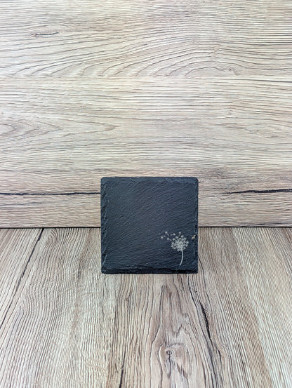 Slate Placemat & Coaster Set Floral