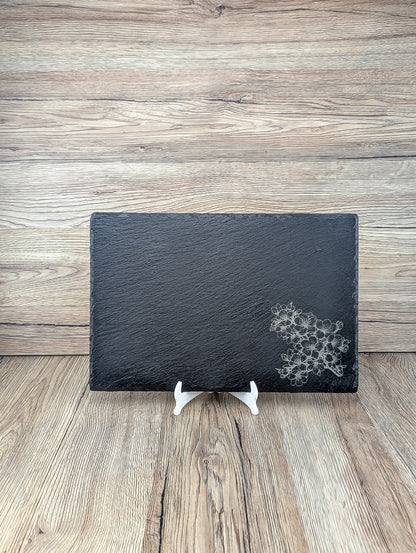 Slate Placemat & Coaster Set Tree Blossom