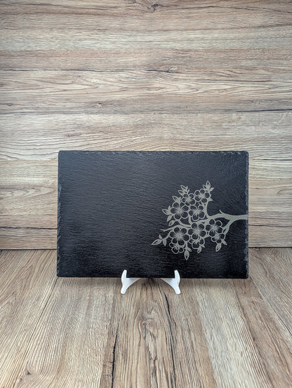 Slate Placemat & Coaster Set Tree Blossom