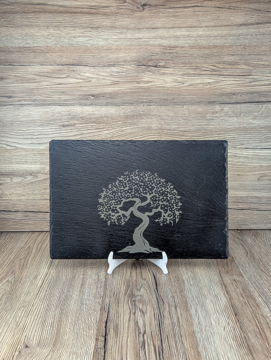 Slate Placemat & Coaster Set Tree Blossom