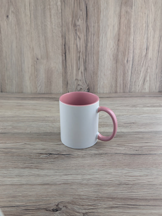 Ceramic Mug Coloured handle & inner