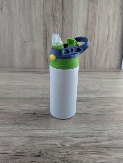 12oz Kids Flip Top Bottle with Elephant design