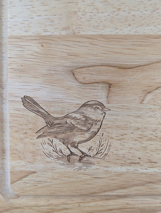 Blue Tit  Rectangle Cutting Board