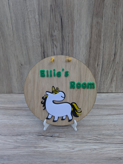 Children's door signs
