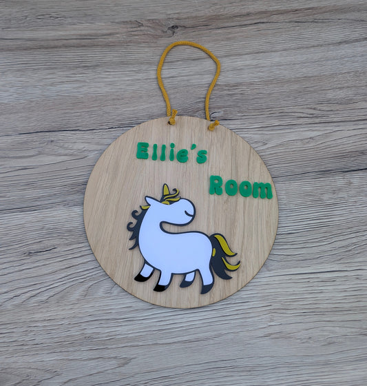 Children's door signs