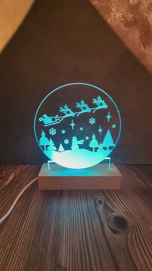 Festive Acrylic light decoration